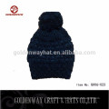 Großhandel schwarze billig gestrickte Winter Hüte